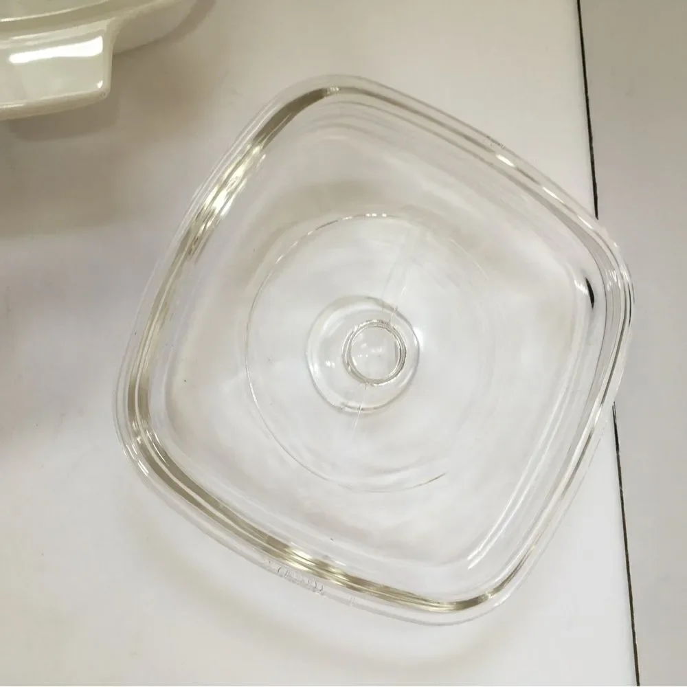 TWO‎ CORNING WARE SPICE OF LIFE BAKING DISHES WITH LIDS